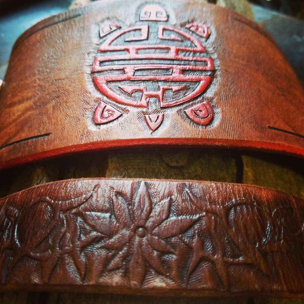 Leather cuffs